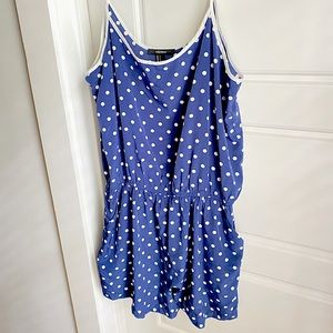Forever 21 polka dot romper with pockets!
